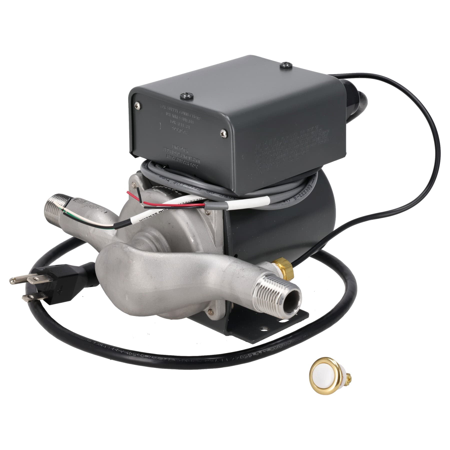 Rheem Tankless pump kit Includes:  008-CT Taco Genie wired push button, piping diag* Mounts next to water heater