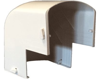 4 1/2" 90 Outside Vertical EllWhite (must order in qty of 6 from factory)