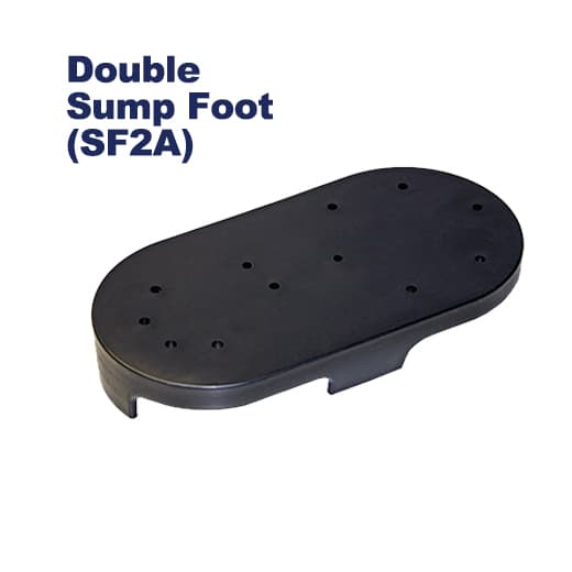 Sump stand - Double - Providesa solid base for backup ANDprimary pump # SF1Sprin