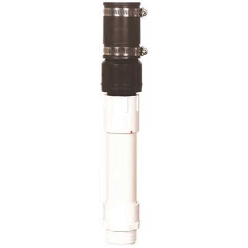 Main discharge pipe - for quick sump install - preassembled 1-1/2" pipe assembly w/ check valve & connector