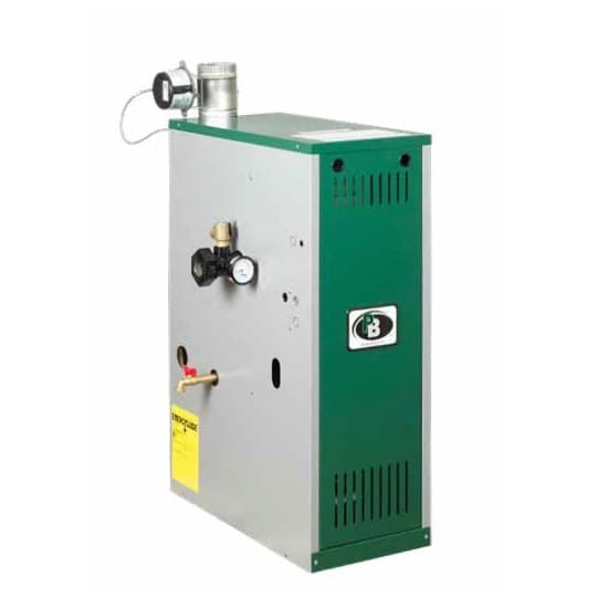 280 MBH Input Cast Iron MI-x-series 84% boiler with Hydrostat IC Multi function Boiler Control and integrated LWCO with auto reset, Natural Draft Venting Atmospheric Natural Gas