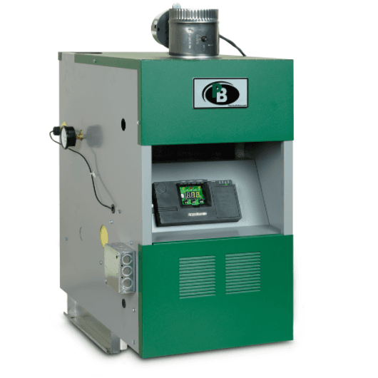 140 MBH Input Cast Iron MI-e-series boiler with circulator Hydrostat IC Multi function Boiler Control Natural Draft Venting Atmospheric Natural Gas