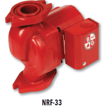 Cast-iron circ pump, 1/15 HP -Flange Code: A or K - CastIron construction - 1/15 HP,2950 RPM, Single Speed - 115Volt, 1-PH # 103350
