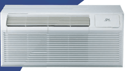 PTAC Heat Pump with Heat Strip 9,300 Btu Cooling capacity, 10,900 - 8,100 Heating capacity 208/230V1/phAuto Restart Fresh Air Ventilation Auto Defrost LED Display Digital Temp control with power cord included