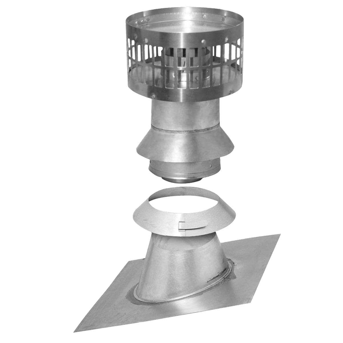 Concentric Vent Termination Twin Pipe System