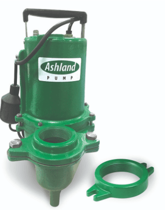 SW50M1, Cast Iron, 0.5 HP  Sewage Pump, Manual switch,  115V/1-ph, 3450 RPM,20' cord 2" NPT discharge, 2"Solids handling 54 GPM @ 20'head, 110 GPM @ 10' head