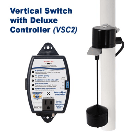 VSC2 Vertical Switch and Deluxe Controller (low-voltage w/sealed gold contacts) - 10' switch cord# 717301122569