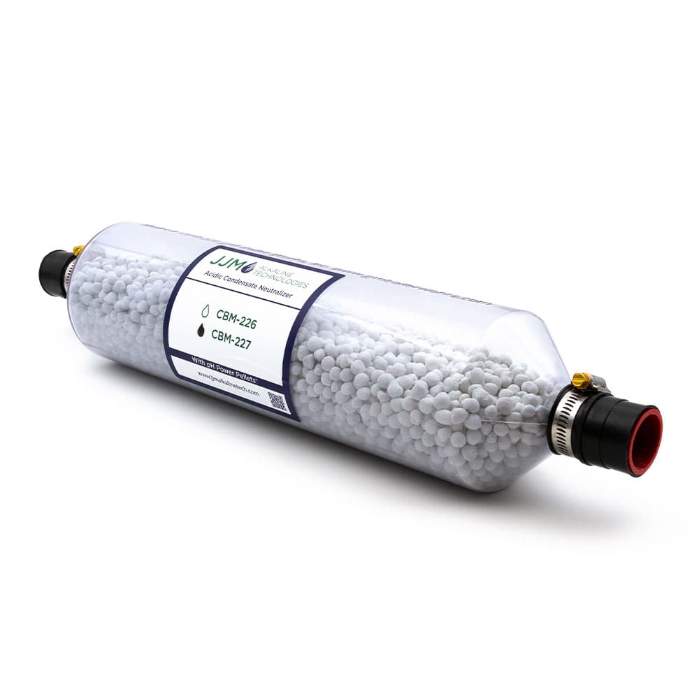 Neutralizer Kit, 0-3,000 MBH - Clear PVC - # of Pellets is 17 - Inlet & Outlet: 1" Coupling/sch40 PVC - 24.0 GPH maxReplaces JM-20 and JM-30 # 5004