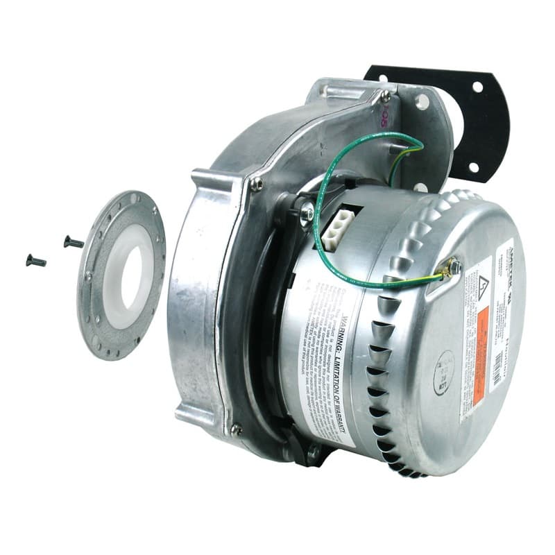 New HE combustion blower w/
gasket