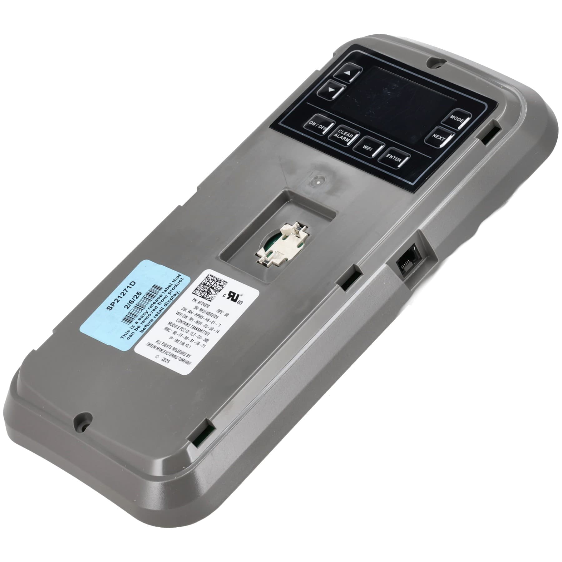 Display Control Replacement
Kit for HPWH GEN 5 (80 gal
240V Elements and Compressor)